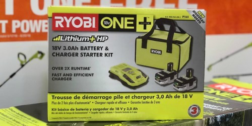 Ryobi ONE 2-Count Battery Starter Kit + 2 Bonus Tools Just $99 (Up to $327 Value)