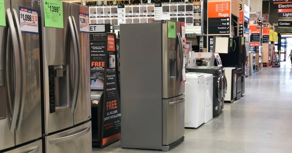 appliances at Home Depot