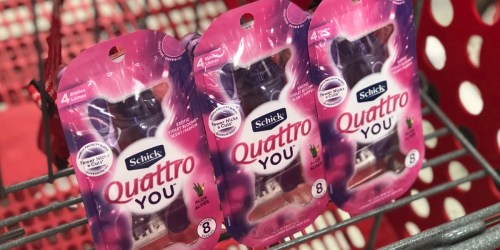Schick Quattro 8-Count Razors Only $1.99 at Target (Regularly $10)