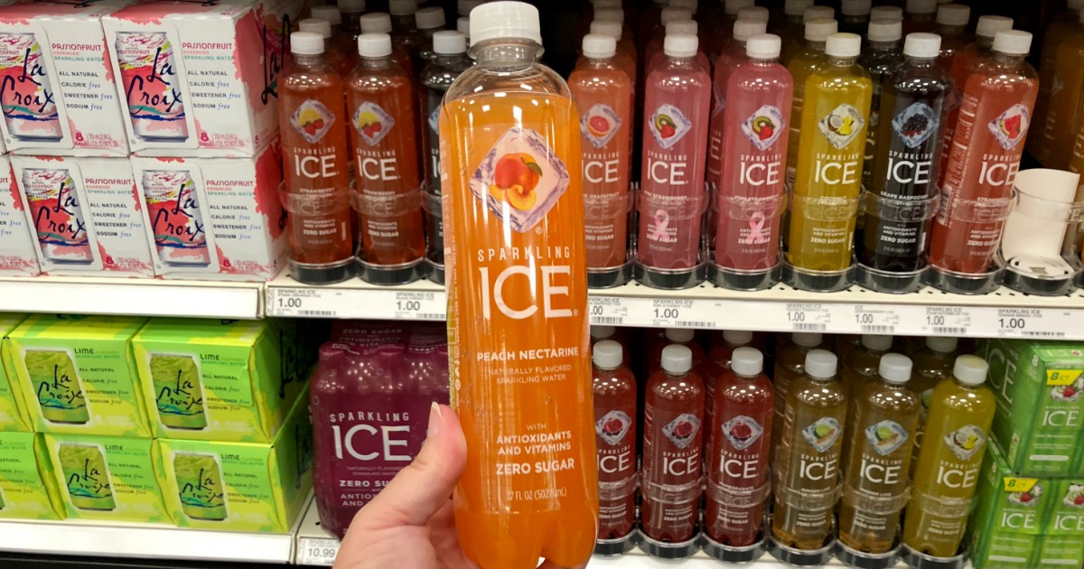 Sparkling Ice Drinks Just 65¢ Each After Cash Back at Target