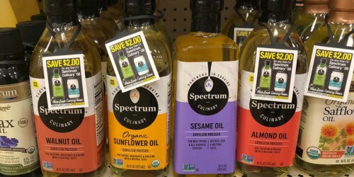 50% Off Spectrum Culinary Oils at Target