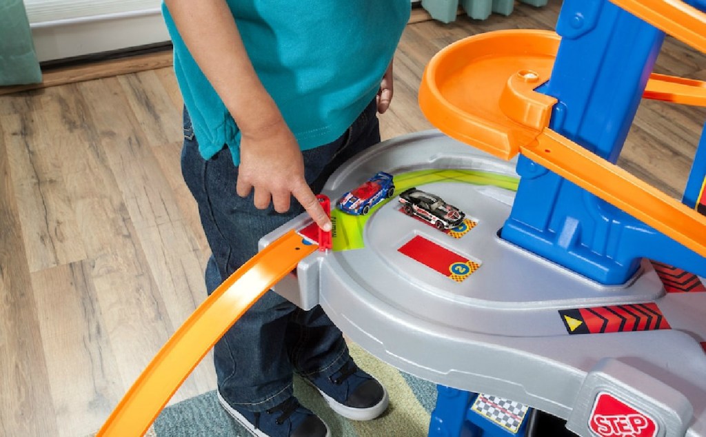 HOT Wheels Step Step Road Rally Raceway Hot Wheels Step