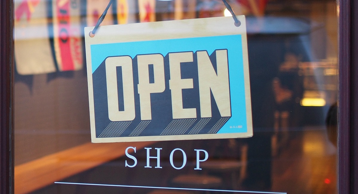 state sales tax online shopping - open sign 