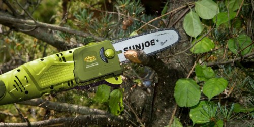 Sun Joe Electric Pole Chain Saw Only $59.99 Shipped (Easily Trim Overgrown Trees & More)