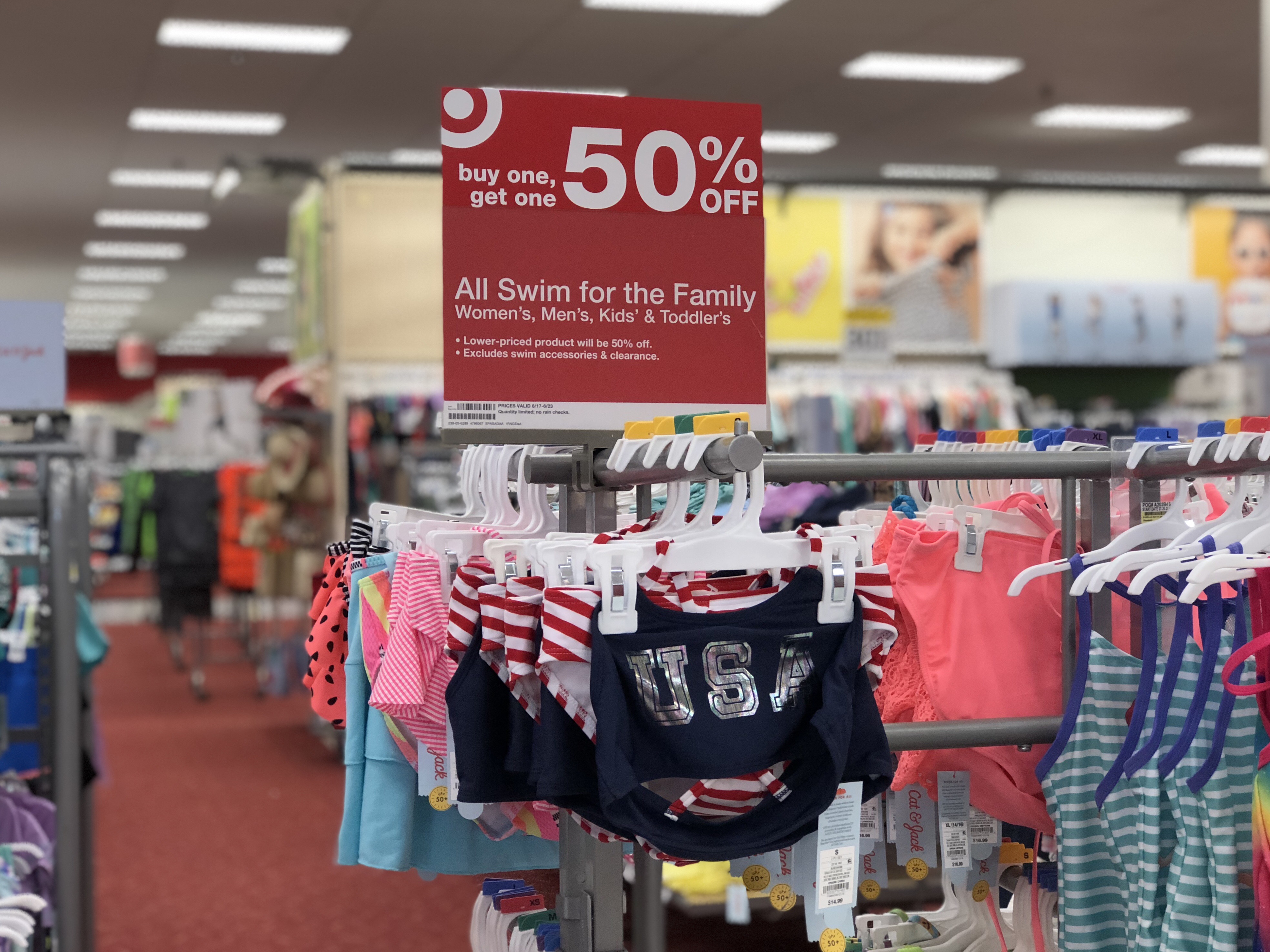 target clearance swim