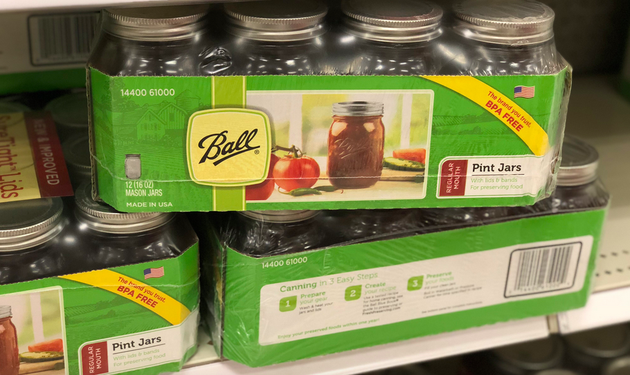 Ball Canning Jars w/ Lids Just 28¢ Each After Cash Back at Target
