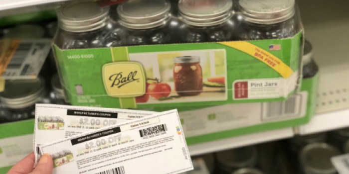 Ball Canning Jars w/ Lids Just 28¢ Each After Cash Back at Target