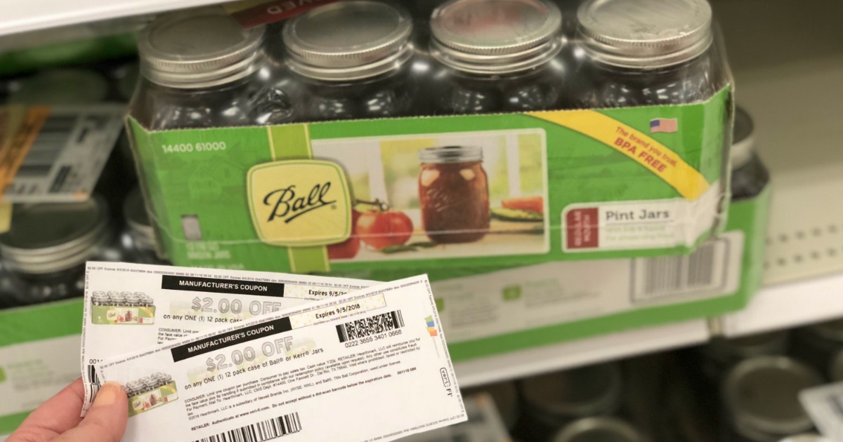 Ball Canning Jars w/ Lids Just 28¢ Each After Cash Back at Target