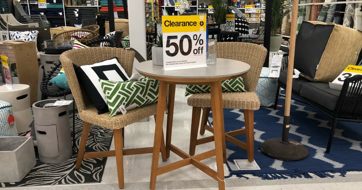 save money with these summer clearance sales – patio furniture marked at 50% off