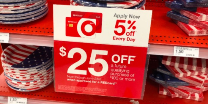 $25 Off $100+ Purchase Coupon After Target REDcard Signup