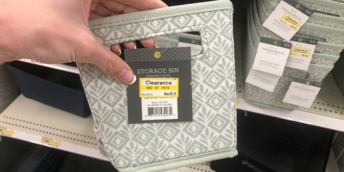 Extra 15% off Clearance Storage, Kitchenware, Bedding & More at Target