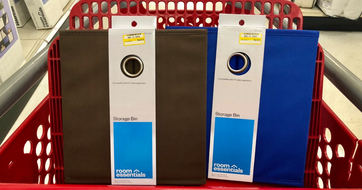 Target Room Essentials Storage Bins Only 2.96 (Regularly 5) + More