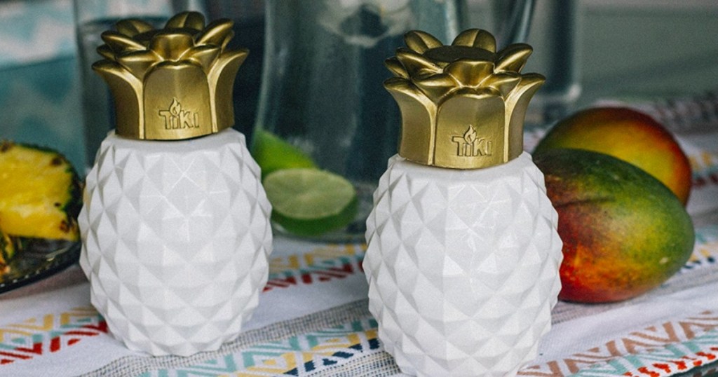 Tiki Pineapple Candles