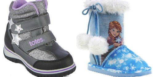 JCPenney.com: 80% Off Toddler Winter Boots (Disney, Totes & Okie Dokie)