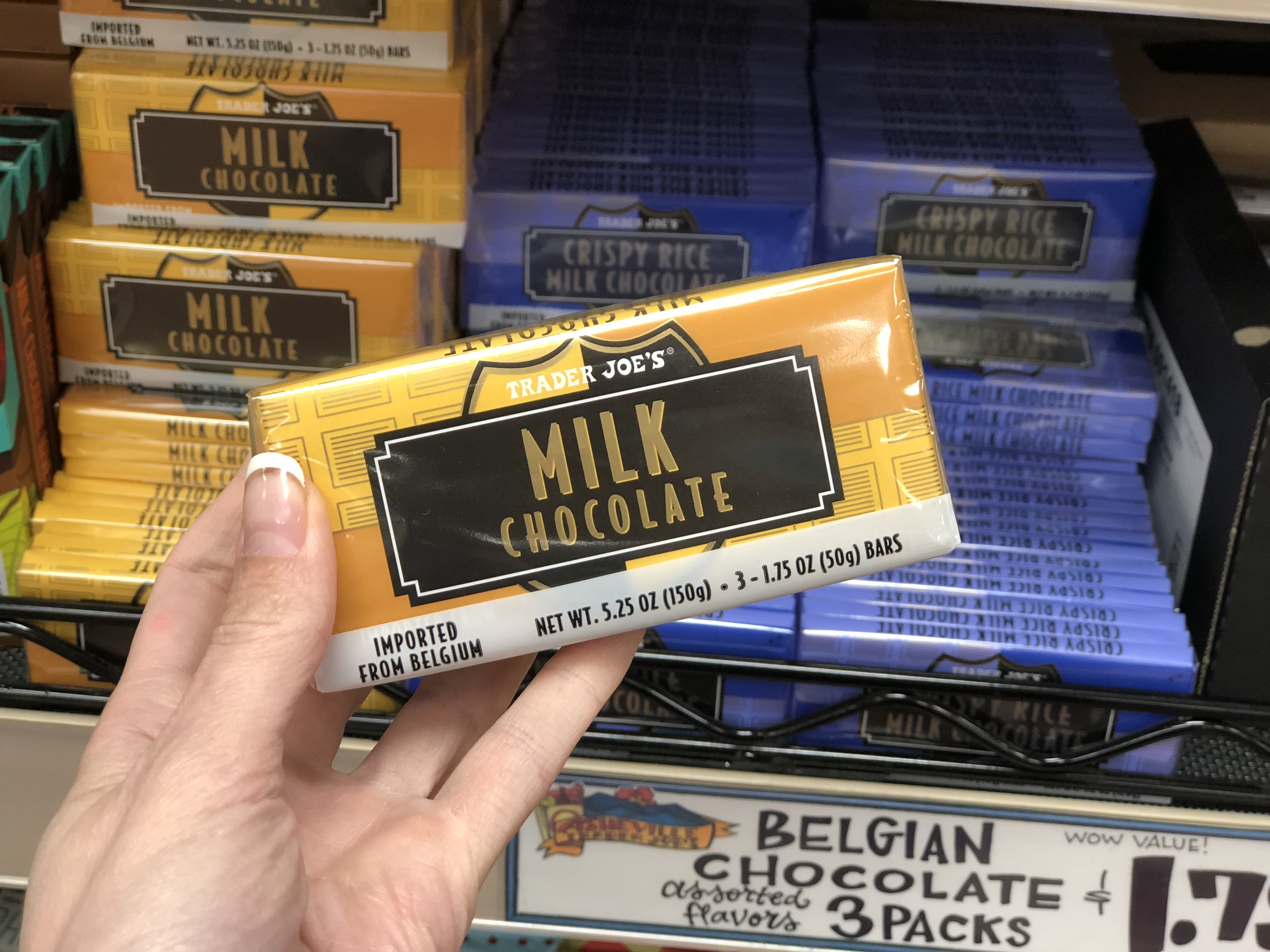 trader joes deals – milk chocolate