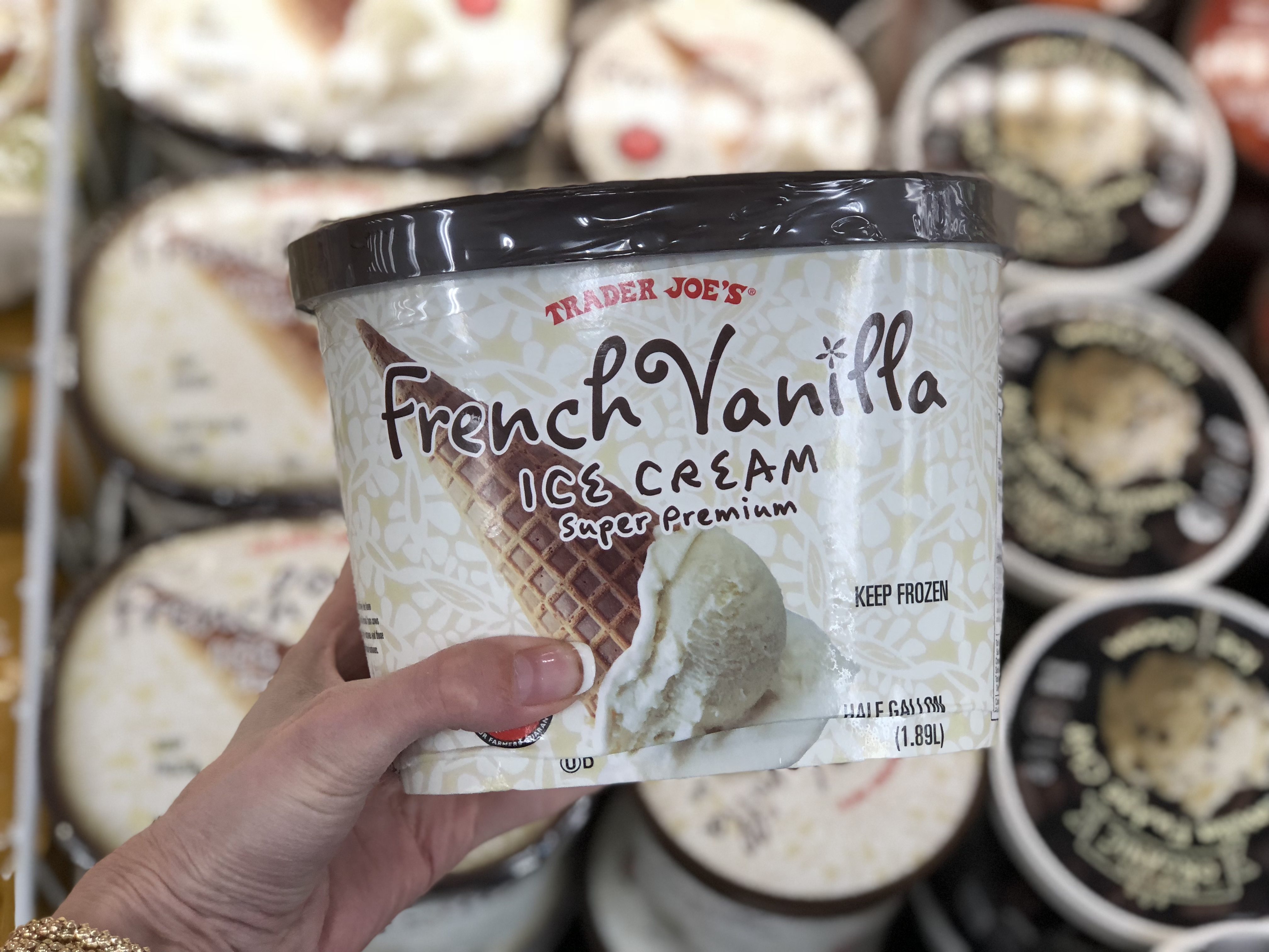 trader joes deals – french vanilla ice cream