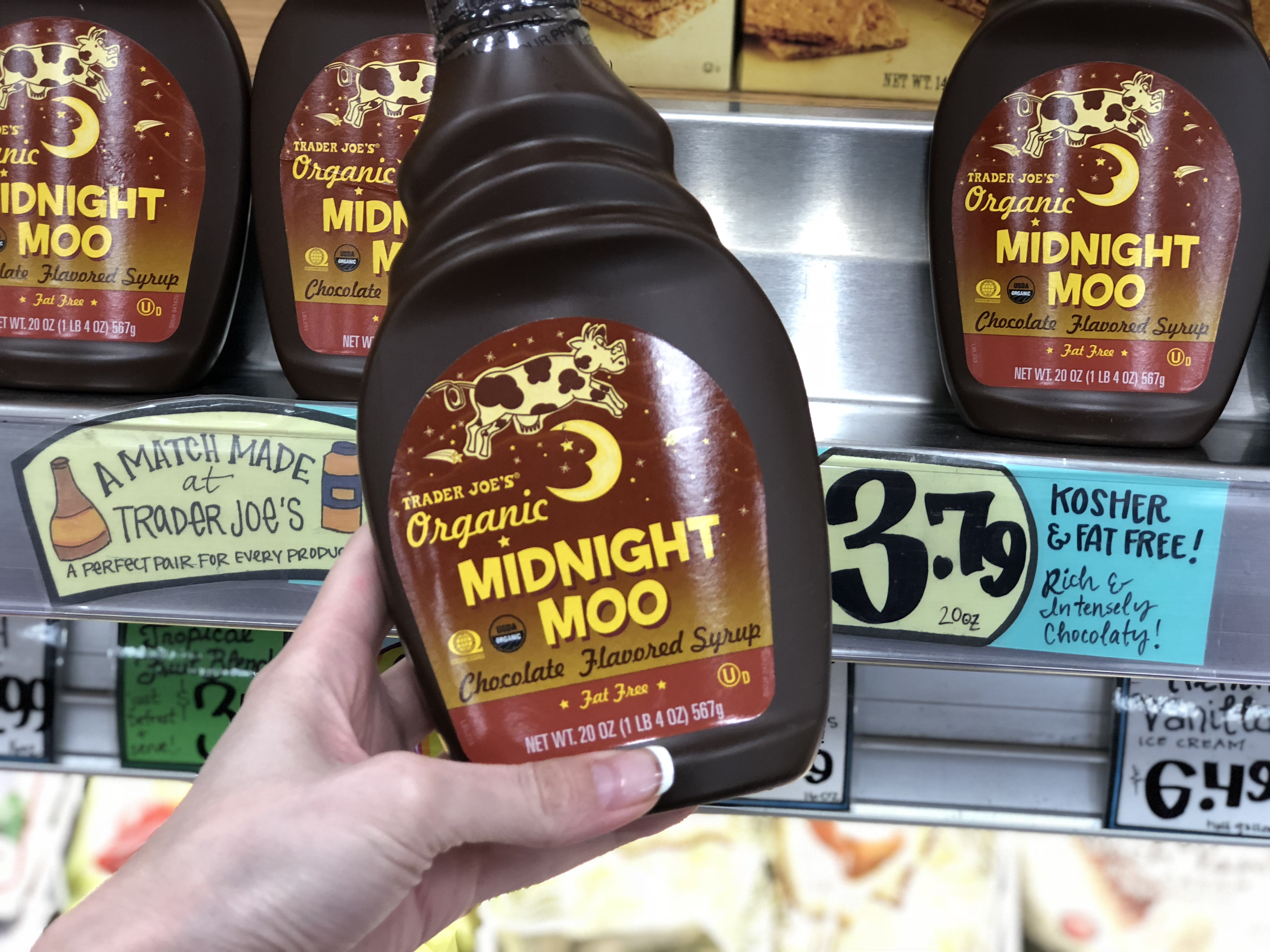 trader joes deals – chocolate flavored syrup