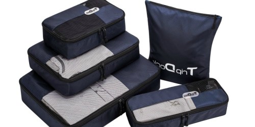 Amazon: TripDock 6-Piece Packing Cubes Set Only $15.39