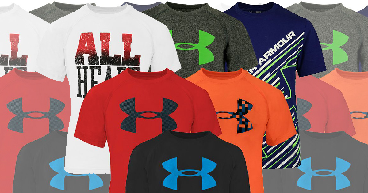 Under Armour Boys T-Shirt 3-Pack Only 