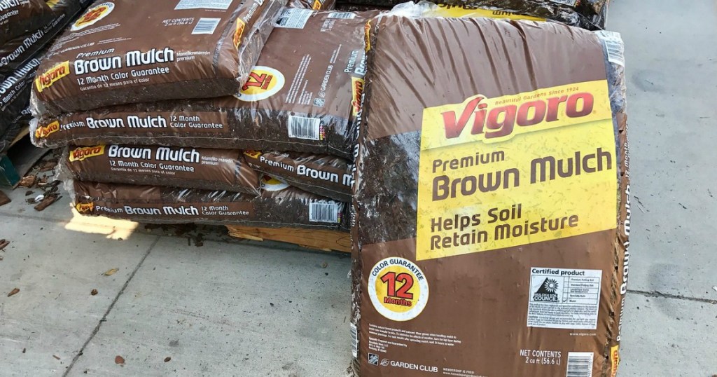 Wood Mulch 2Cubic Feet Bags Just 2 at Home Depot or Lowe’s