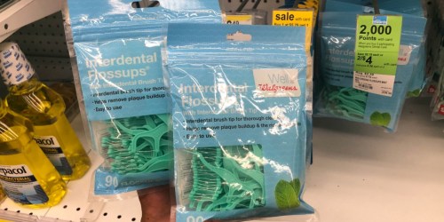 Well at Walgreens Flossups Large 90-Count Bag Just $1 Each After Rewards