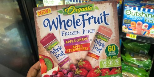Whole Fruit Organic Frozen Juice Tubes 6-Count Box Only $1.98 at Walmart (33¢ Each)