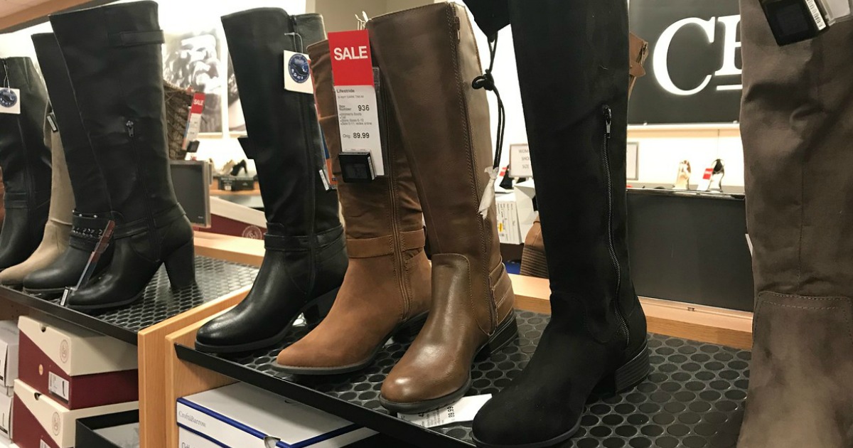 kohls boots on sale