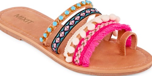 JCPenney: Women’s Sandals Only $7.99 Each (Regularly $27)