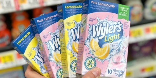 Wyler’s Light Lemonade Singles 50-Count Variety Pack Only $4.99 Shipped on Amazon | Sugar & Caffeine-Free