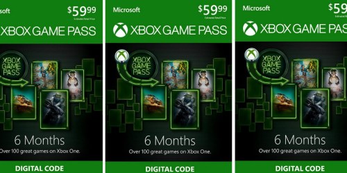 Target.com: 6-Month Xbox Game Pass Digital Code Just $29.99 (Regularly $60)