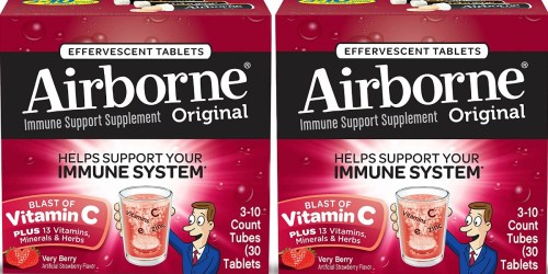 Amazon: THREE Airborne Original 10-Count Tubes Only $6.40 Shipped (Just $2.13 Each)