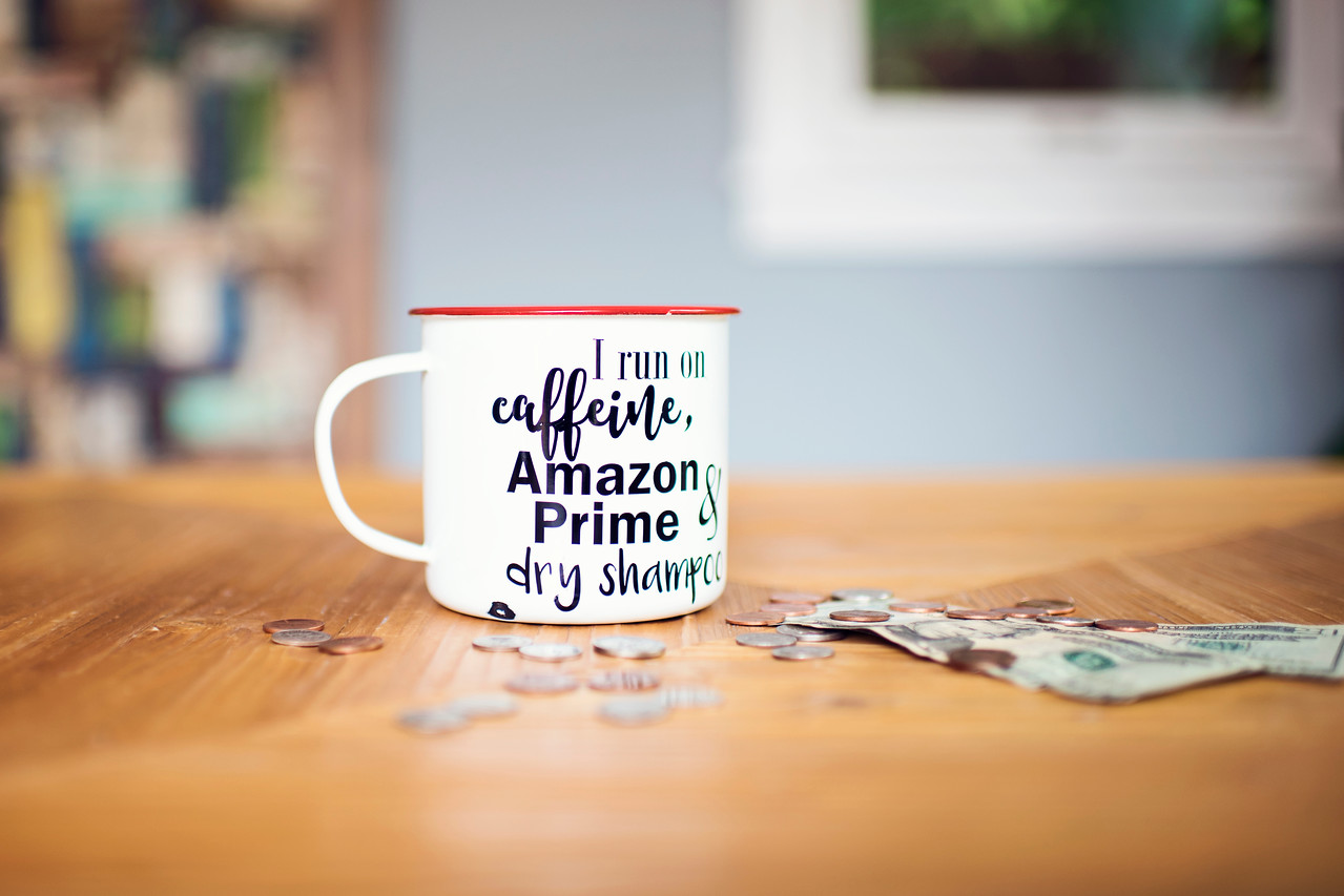 use amazons subscribe & save program (read this to get the most bang for your buck) – mug and change