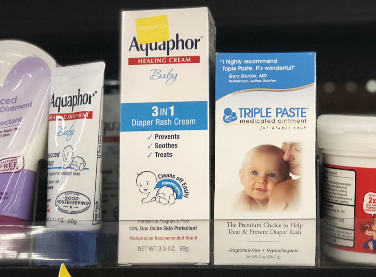 aquaphor diaper rash cream walmart