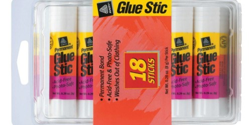 Walmart: Avery Glue Sticks 18-Pack Only $3.48 – Just 22¢ Each