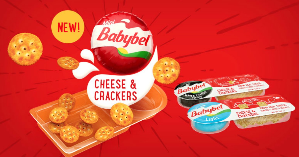 New 1/1 Babybel Cheese & Crackers Coupon