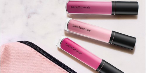 THREE Full-Size bareMinerals Matte Liquid Lipsticks Only $15 w/ Any Purchase ($57 Value)