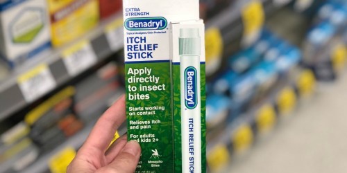 New Benadryl Coupons = Itch Relief Sticks Just 12¢ Each at Walgreens + FREE Photo Book