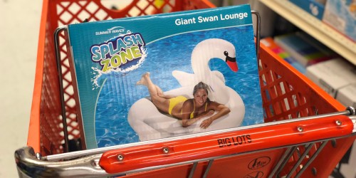 Big Lots Clearance Sale = HUGE Savings on Pool Floats, Throw Pillows & So Much More