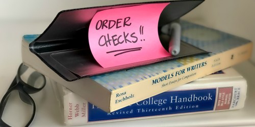 Heading to College? Request Your Own Box of Custom Checks for UNDER $5 Shipped