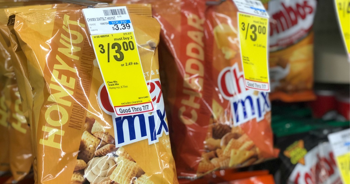 New Chex Mix Coupon = Only 75¢ Per Bag at CVS