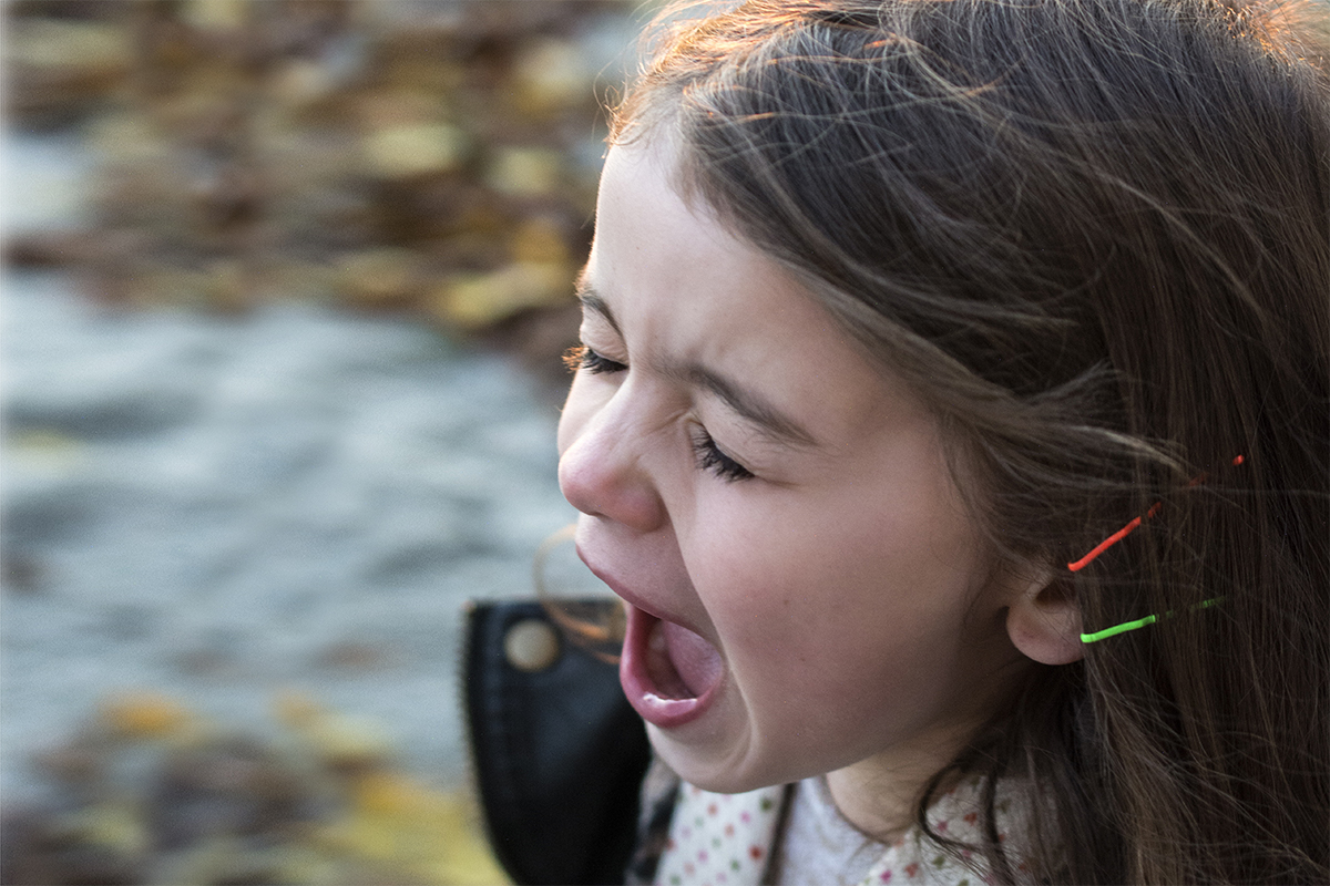 raising kids to give back in an entitled world — child screaming