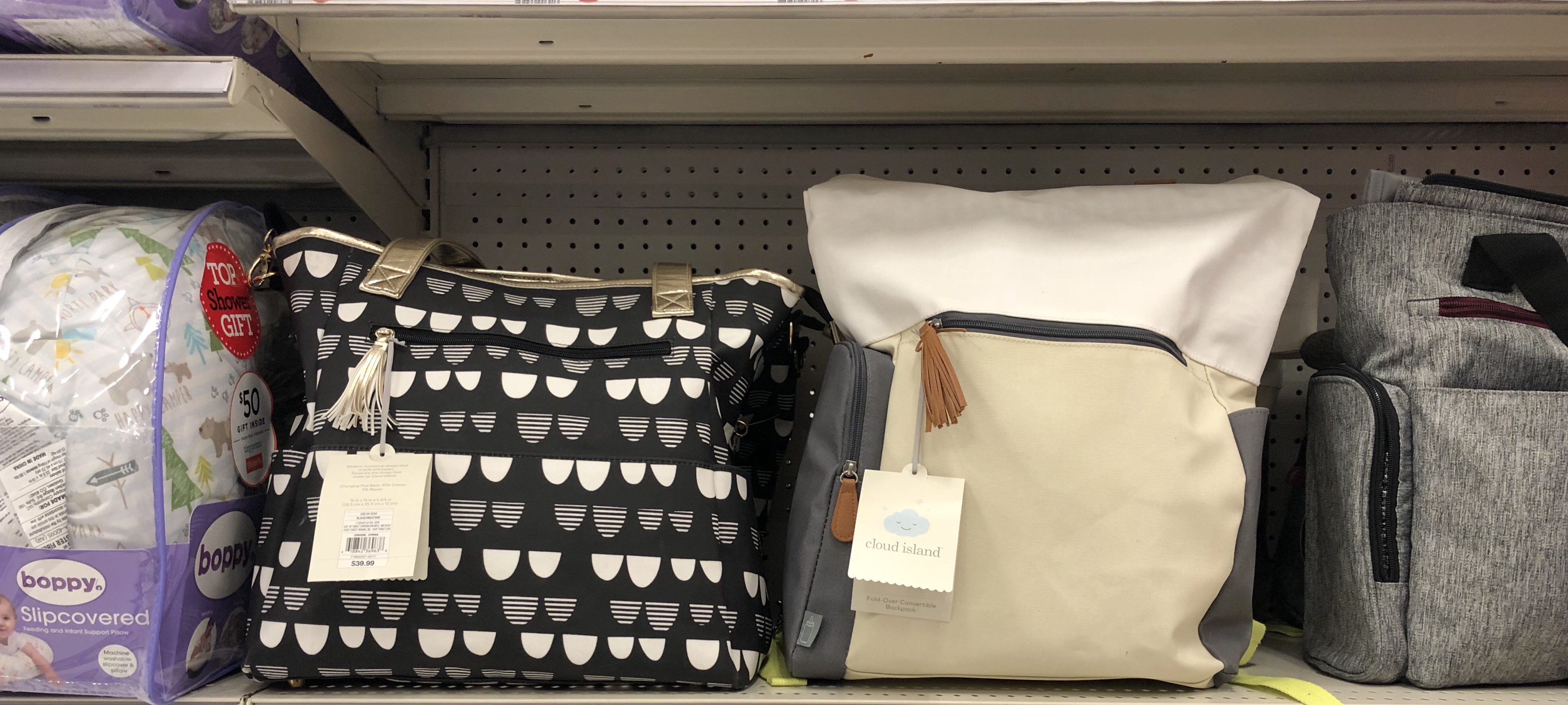 Target cloud island diaper bag sale