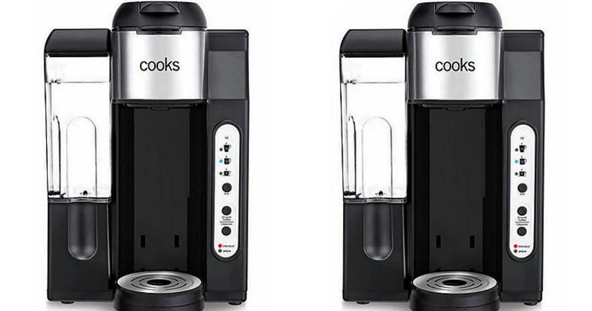 Cooks Single Serve Coffee Maker: K Cup Coffee Machine