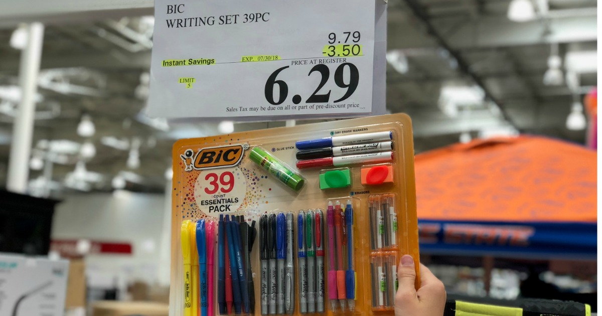 BIC 39Piece Writing Set Only 6.29 at Costco