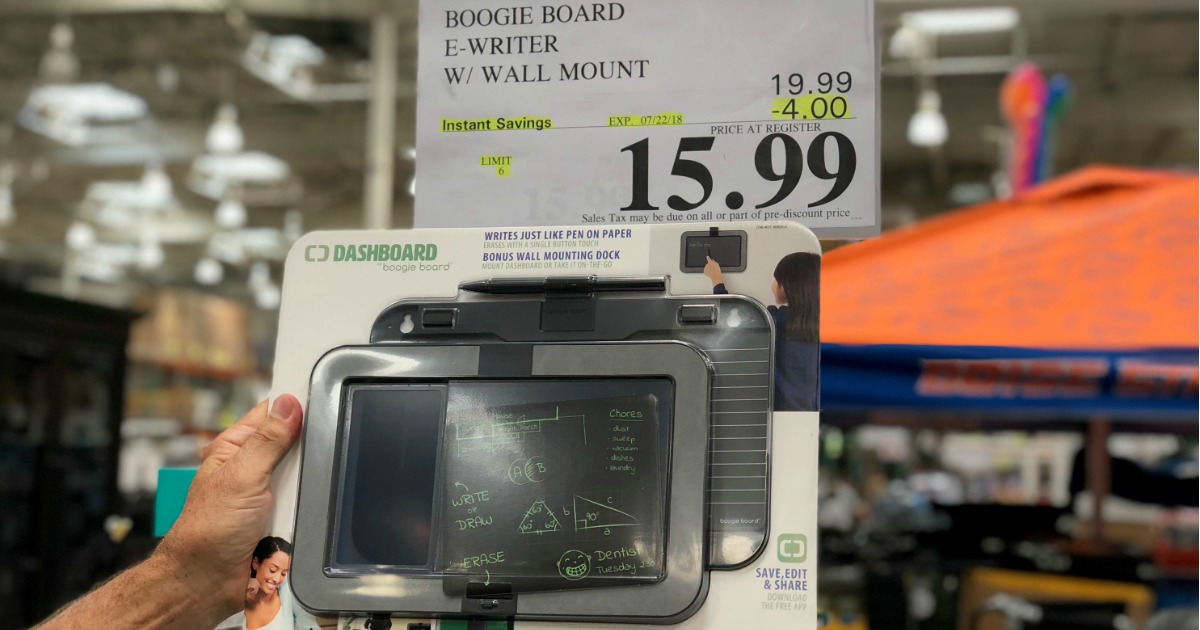 Boogie Board eWriter w/ Wall Mounting Dock ONLY 15.99 at Costco