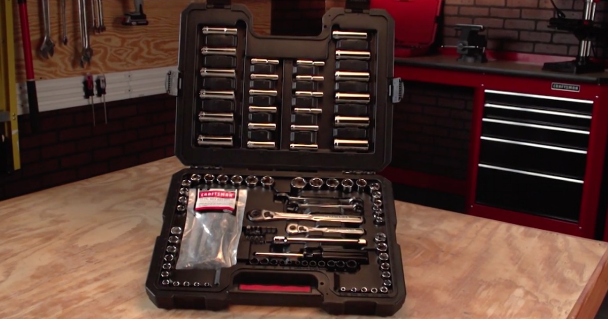 Craftsman 94 pc mechanics deals tool set