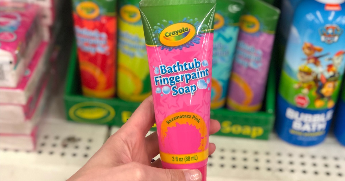 Kids Bath Items Just 1 At Dollar Tree, Bathtub Fingerpaint Soap