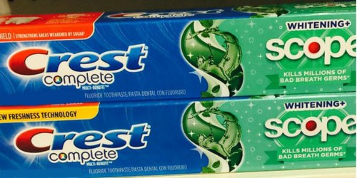 Crest Complete Whitening + Scope Toothpaste Only 97¢ (Ships w/ $25 Amazon Order)
