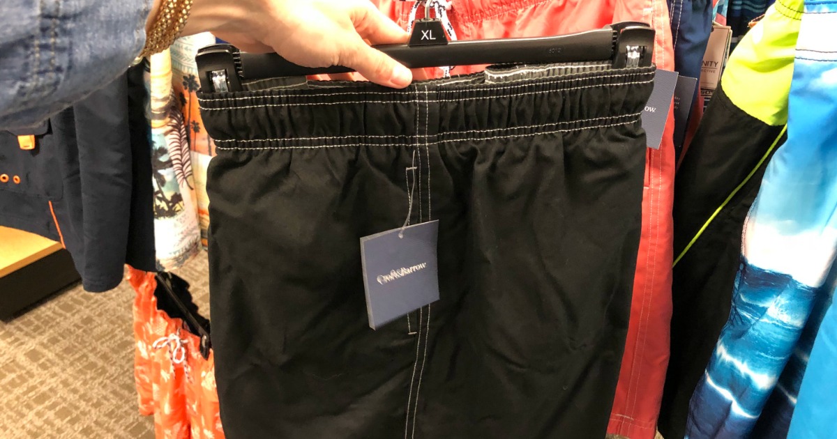 kohls mens swim trunks