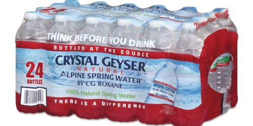 Office Depot/OfficeMax: Crystal Geyser Water 24-Pack Only $2